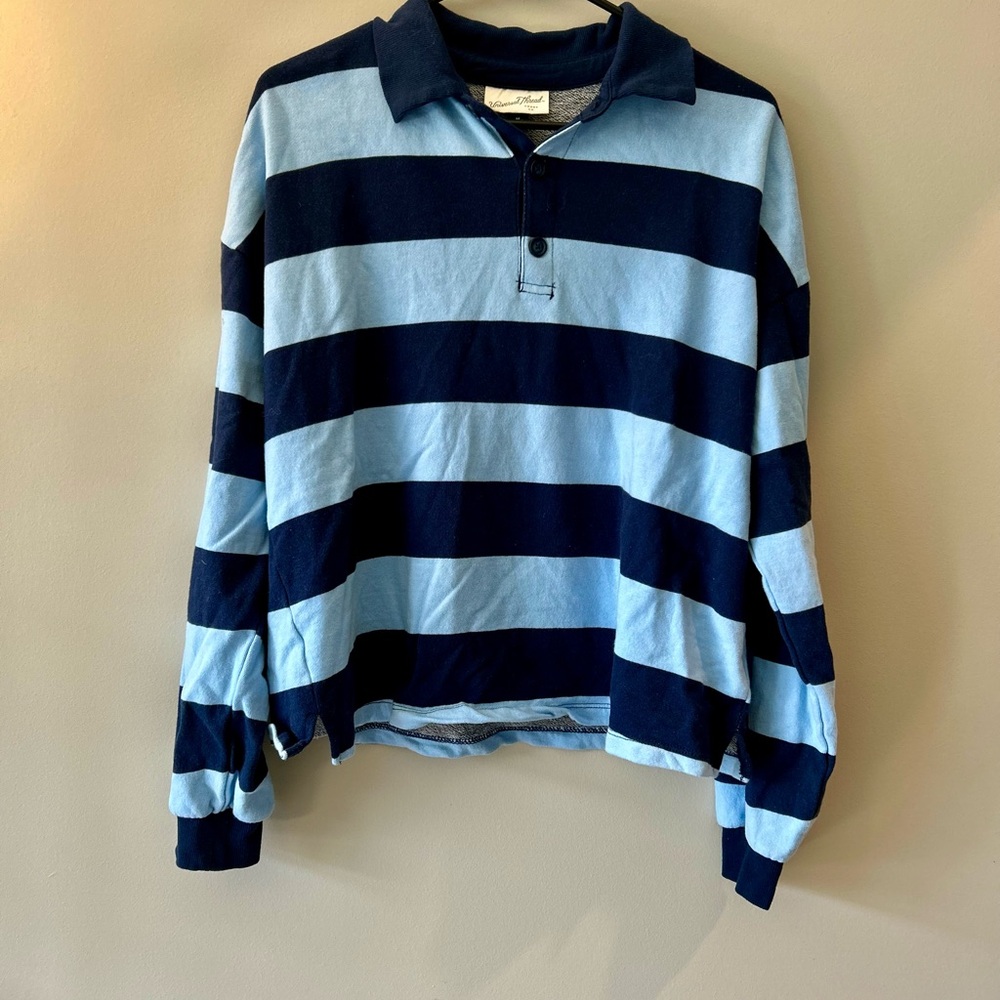 Last Chance Sale! Low Prices 💥 Universal Thread Blue Polo Jersey - Picture 2 of 5
